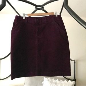 Corduroy skirt in deep purple 🍷 color